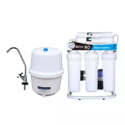 র প্ল্যান্ট 75Gpd বিপরীত অস্মোসিস Undersink জল বিশুদ্ধকরণ প্ল্যান্ট জন্য হোম